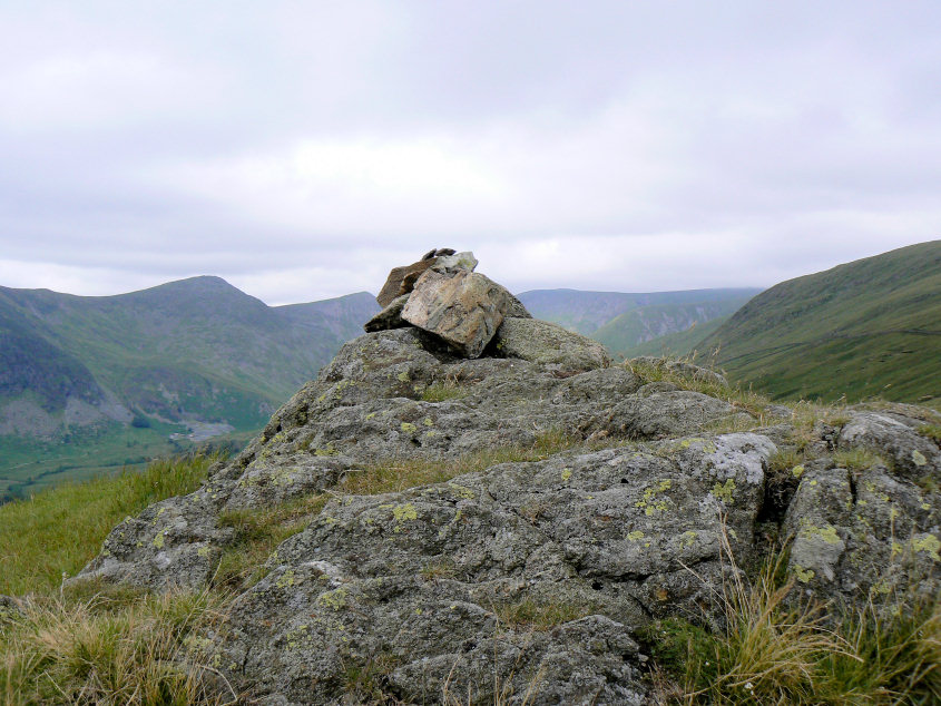 Shipman Knotts' summit cairn Shipman Knotts' summit cairn